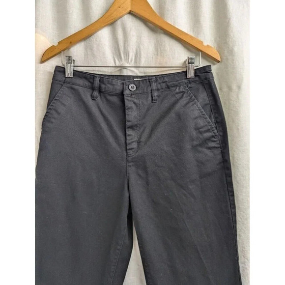 Brixton black Victory pant, women's size 28, straight leg, cropped B16 - Picture 2 of 10